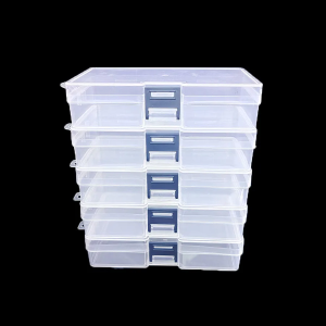 5/10 Transparent Plastic Storage Boxes Accommodate Small Items Toys Decorations Cards Sorted Storage Not Mess