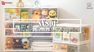 Oxihom Container Box Lipat Kotak Penyimpanan Folding Storage Box Plastik