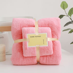 Soft Bath Towel Set - Highly Absorbent Fast Drying Gentle on Skin - 2 Pieces for Versatile Bathroom Use