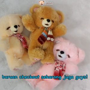 Boneka Teddy Bear Beruang Lucu Boney Bonita 11 inc Standing Berdiri Bulu Aman Kualitas Premium Cocok Untuk Gift Anak Kecil Remaja Dewasa Untuk Hadiah Ulangtahun by Istana Boneka GARANSI SEUMUR HIDUP