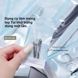 Túi Đựng Đồ Làm Móng Tay Dùng Một Lần Túi Đựng Đồ Dùng Làm Đẹp Thân Thiện Với Môi Trường Túi Tự Khép Kín Để Đựng Bàn Chải Đánh Bóng Và Sợi Cát