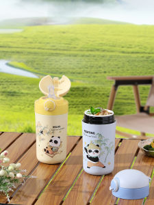 Cốc Giữ Nhiệt Bằng Gốm Sứ True Core Cốc Cà Phê Di Động Cho Bé Gái Cốc Nước Đi Kèm Cốc Straws Cốc Nước Có Thiết Kế Đẹp Mắt