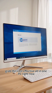 Intel Core i5 All-in-One PC | 19" Ultra-Slim Monitor – Pre-installed Excel & Word | Fast for Office