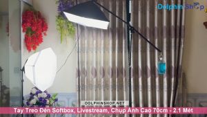 Thanh Treo Đèn Softbox Livestream Quay Video Chụp Ảnh Chuyên Nghiệp