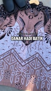 BATIK PUTRA JAWA Motif DANARHADI Kemeja Batik Pria Slimfit Premium Bahan Katun Lapis Furing