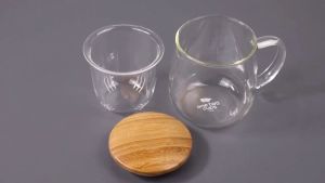 One Two Cups Gelas Cangkir Teh Tea Cup Mug with Infuser Filter