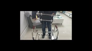 Foldable Stainless Steel Walker Seat Replacement ONLY Medical Chair Walking Aid Leather Spare Part Kerusi Tongkat Kaki 4