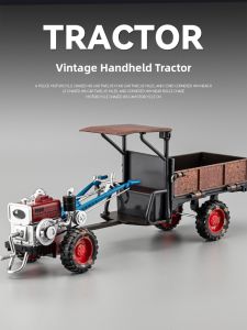 JUANNUO | Vintage Retro Hand-held Tractor Model Collectible Display Toy