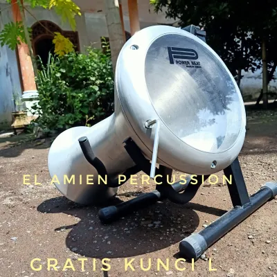 DARBUKA MENTAH ORIGINAL 8 INC TANPA TAS