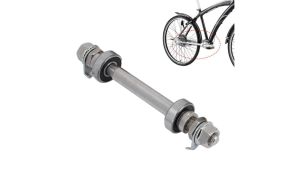 High-Quality Stainless Steel Bike Wheel Hub Axle with 2Pcs 6000 Bearings for Front 140mm Rear 180mm