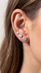Mariasz Minimalist 20G 3-8mm Tiny Stainless Steel Flatback Stud Earrings for Women Men Cartilage Tragus 0.8mm Piercings Jewelry