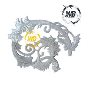 ORNAMEN RAILING TANGGA BAHAN PLAT BESI DUA MUKA UK 80x90cm  hiasan railing tangga & balkon