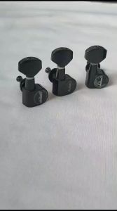 Dryer Tuning Machine Pemutar Gitar Guitar Jackson Screwless 6 in Line Black