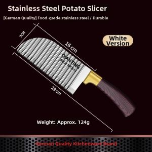 GANGWO | Commercial Wavy Edge Multifunction Stainless Steel Cutter