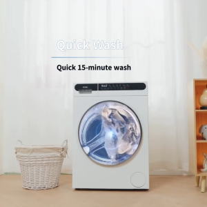 [FREE SHIPPING / READY STOCK] Haier 11kg Front Load Inverter Washing Machine/ Surfing Wash/Dual Spray/ Mesin Basuh/ 洗衣机 - HW110-BP12533W