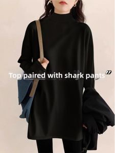 Autumn Winter Stylish Long Cover-up Long-sleeved T-shirt