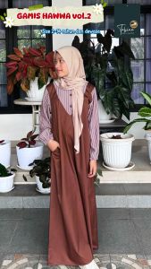 TABINA Gamis Anak Remaja Perempuan sampai Wanita Dewasa seri Hawwa II usia 2 hingga Dewasa XXL