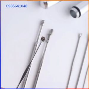 Dụng cụ lấy ráy tai 6 món thép không gỉ an toàn cho gia đình