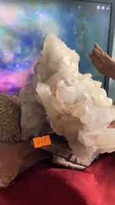 Bụi đá Thạch Anh Lemurian tinh thể tự nhiên năng lượng phong thủy mạnh