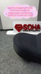 Bantal Mobil Backrest Sandaran Penyangga Punggung Kursi Jok Mobil Car Neck Pillow Memory Foam High Quality Empuk