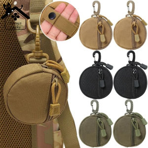 Ví EDC túi Molle xách tay Key trường hợp thể thao ngoài trời Đi Bộ Đường Dài Ví đựng xu săn bắn túi có khóa kéo gói túi đa năng