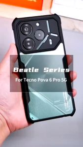 IDEA CASE - Tecno Pova 6 / 6 Pro 5G Soft Case Clear Bening Ring Magsave Standing Hp Casing Handphone