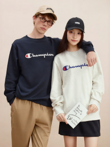 Champion | Couple Vintage Fashionable Round Collar Sweater