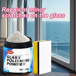 Glass polishing powder restores glass transparency and clarity safe formula does not damage glass versatile for all types of