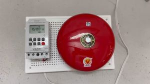 Bộ chuông hẹn giờ trường học - chuông 6 inches hẹn giờ 28 lần reo chuông/ngày điện áp 220AC
