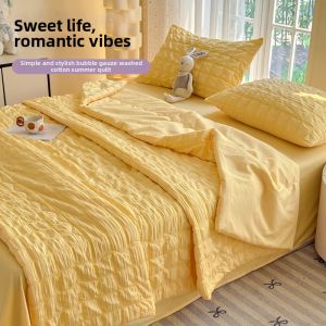 BEIPIN | Fresh A-Grade Bubble Mesh Summer Cooling Quilt Machine Washable