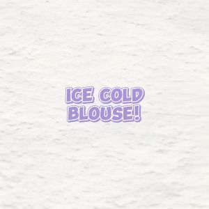 Kaos Wanita Dewasa Ice Cold Blouse BO Katun Combed Atasan Korean Style Kekinian Aesthetic