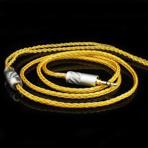 สายอัพเกรดหูฟังแบบทองแดงทรงตัว 24 ใย Se535 215 Ie80s Ie300 0.78 A2dc Mmcx สายเสียงคุณภาพสูงจาก Lortgesa