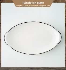 YICHEN | Simple Japanese Ceramic Tableware Set Plate Bowl