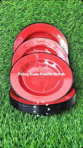 Piring Kudo Merah Pacific / Piring Plastik Kudo Merah Bulat