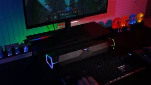 niye Multimedia active speaker V18 computer soundbar double speakers USB sound card mode