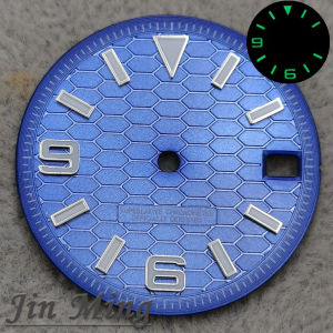 Đồng Hồ Đeo Tay Vô Trùng 285mm Thép Không Gỉ Chất Lượng Cao Kim Dạ Quang Cửa Sổ Hiển Thị Ngày Bạc Vàng Đen Xanh Mặt Đồng Hồ Tự Động
