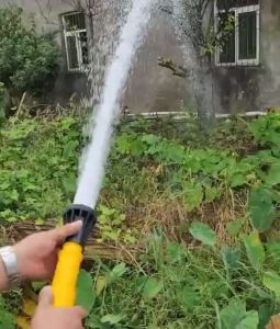 หัวฉีดน้ำ พ่นน้ำ หัวสเปรย์ หัวฉีดฝักบัวรดน้ำปรับละอองฝอยได้ เสียบกับสายยางขนาด 1 และ 2 นิ้ว