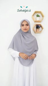 Kerudung Segiempat Oval 130x130 Jilbab Segi Empat Terbaru Ceruti Babydoll Premium