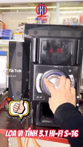 Loa Máy Tính Bluetooth Để Bàn 3.1 HI-FI S-16 Đèn Led Loa Bass Vi Tính Laptop Pc Nghe Nhạc Công Suất Lớn-H2Pro Tech