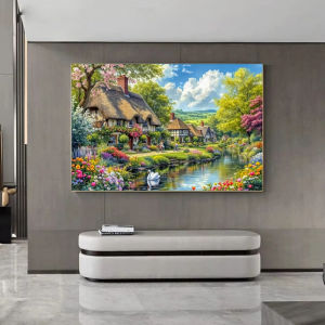 BILIBILI | Scenic House Garden with Trees and Flowers Jigsaw Puzzle 500/1000/1200/2000PCS Stress Relief Puzzle Wall Art Decor Gift