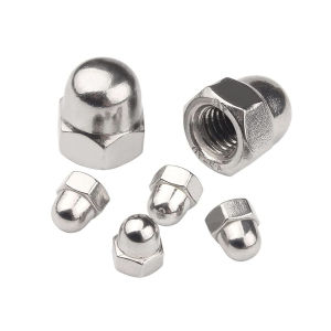 Metric Hex Acorn Nuts M3 M4 M5 M6 M8 M10 M12 304 Stainless Steel Domed Cap Nuts for Bolt Decoration Accessories