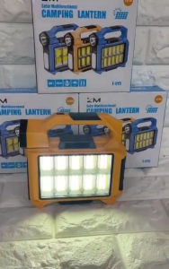 Lampu LED Portable F-915 Tenaga surya 30W Lantern Senter Darurat Bisa Cas Hp Solar Lamp Emergency