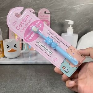 Kids Toothbrush for 2-10 Years Old Kids Nano Bristles Toothbrush Cute Cartoon Anti Bacteria Ultra Fine Baby Soft Toothbrush