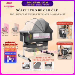 Nôi cho bé có thể tháo rời đa chức năng giường trẻ em di động nôi có thể gấp gọn Bảo hành 2 năm lỗi đổi mới trong 7 ngày