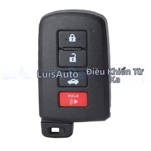 Chìa Khóa Xe Điều Khiển Từ Xa Thông Minh 314.3MHz Cho Toyota Highlander Kluger 2014-2019 FCC ID HYQ14FBA ABS + Kim Loại 3/4 Nút