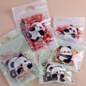 Túi Kín Đựng Đồ Ăn Nhẹ Thủ Công Biscuit Snowflake Snack Panda DIY Túi Quà Tặng Bánh Quy Nướng Túi Đựng Đồ Ăn Nhẹ Mùa Hè