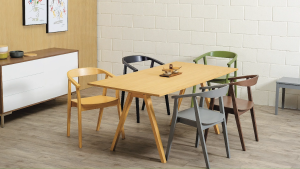 ALiST - GRETA Solid Dining Chair (2pcs) / Arm Chair / Wooden Dining Chair / Kerusi Makan Kayu / Kitchen Chair / Kerusi Dapur 餐椅