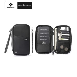 RFID Blocking Passport Wallet Family Passport Holder Multi Functional Document Case Organizer อุปกรณ์เสริมการเดินทางกระเป๋าเอกสาร