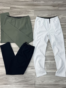 Mens Golf Sport Outdoor Casual Pants Breathable Quick Dry Slim Fit Comfortable Polyester Fiber Spring Summer Fashion Urban