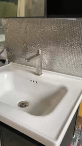 VÒI LABO RỬA MẶT INOX 304 MÀU MỜ THÂN VUÔNG THẤP VÀ CAO DÙNG CHO 1 ĐƯỜNG NƯỚC LẠNH